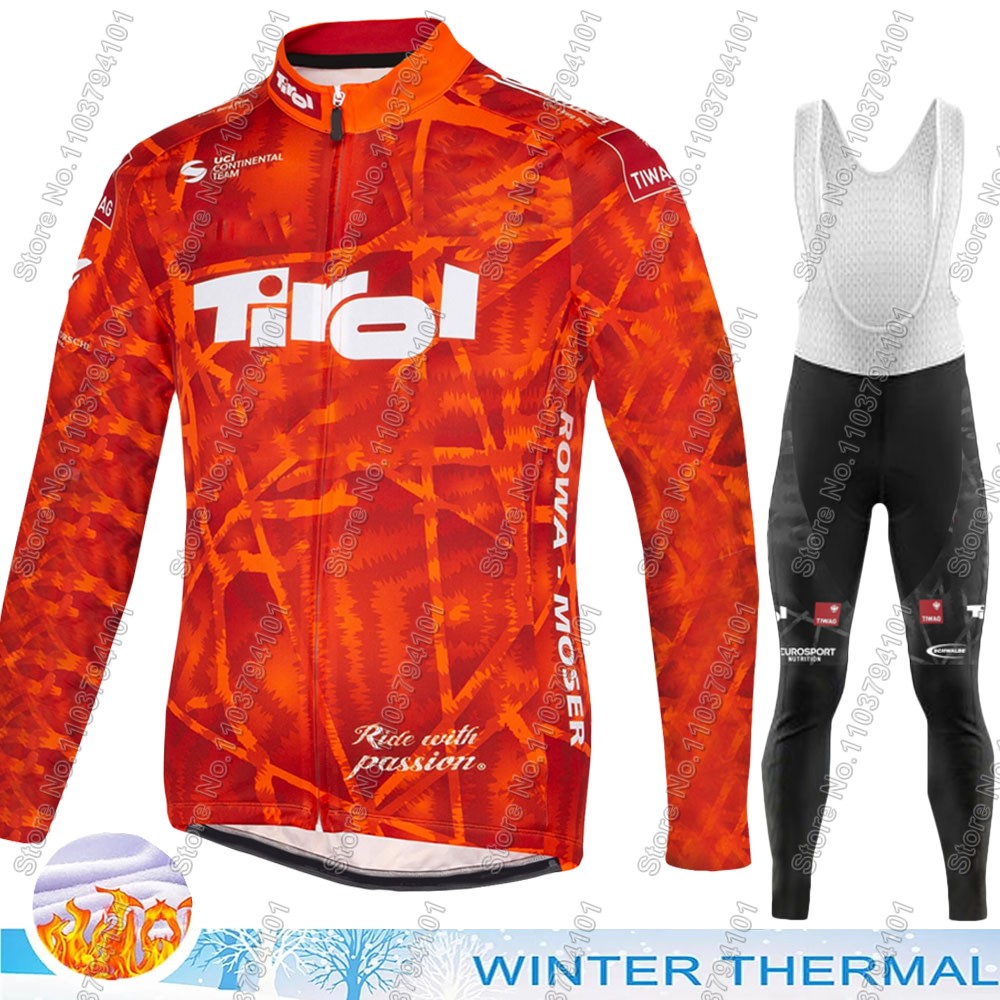 Cycling Bib Shorts - Tirol equipe 2024 conjunto camisa de
