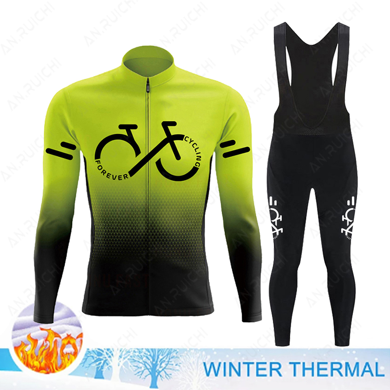 2023 inverno velo térmico conj - Cycling Gear Jersey avaliação e preço